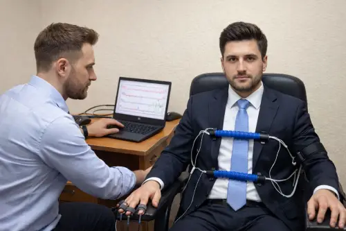 Сертифікований поліграфолог проводить тестування на Rubicon